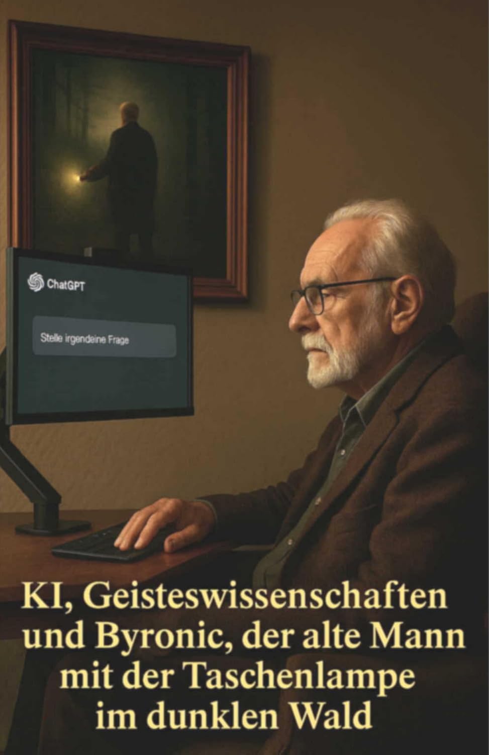 Buchcover: KI, Geisteswissenschaften und Byronic